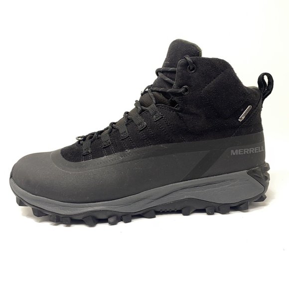 Merrell Thermo Snowdrift Mid Shell Mens Waterproof Boots Black J19269 NEW Sz 9 - Picture 5 of 6